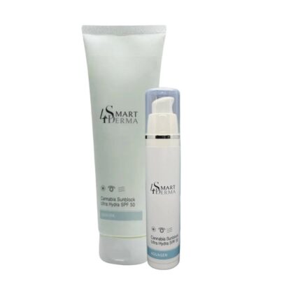 спф 50 сонцезахисний крем Ультразволожуючий захисний крем SPF 50 з олією канабісу код 516 517